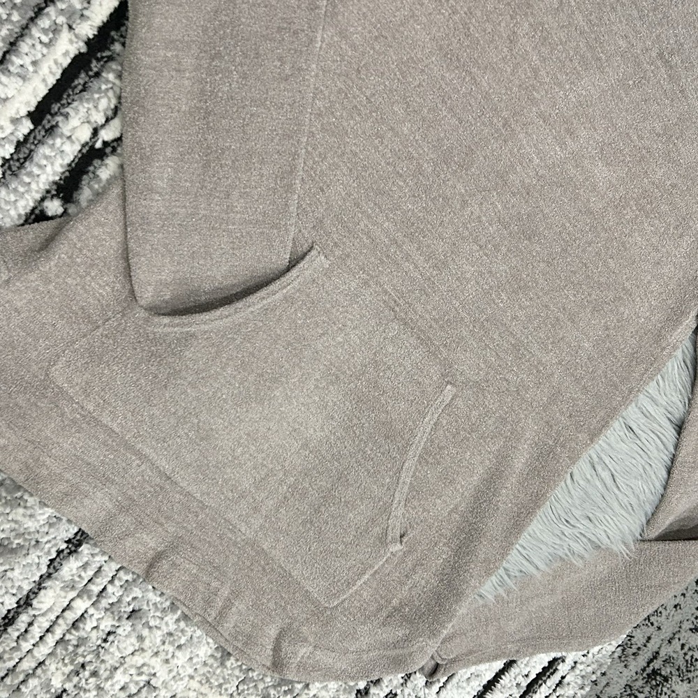 Barefoot Dreams Cozy Chic Pullover Ultra Lite Hoodie Light Cocoa Long Sleeves XS - Picture 6 of 6